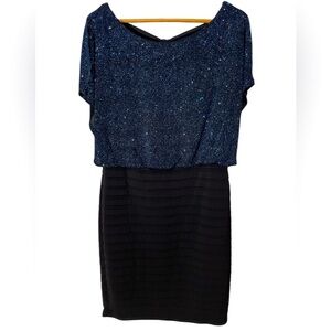 #GG1 Women’s Blue Sparkly Melrose size 14 dress